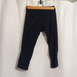 Adidas running capris with zipper pocket